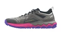 Încălțăminte de alergare pentru femei Mizuno Wave Ibuki 4 Ghost Gray/High-Vis Pink/Purple Punch