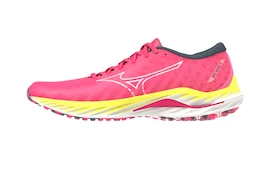 Încălțăminte de alergare pentru femei Mizuno Wave Inspire 19 High-Vis Pink/Snow White/Luminous