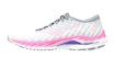 Încălțăminte de alergare pentru femei Mizuno  Wave Inspire 19 Snow White/High-Vis Pink/Purple Punch