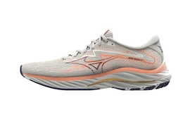 Încălțăminte de alergare pentru femei Mizuno Wave Rider 27 Snow White/Nightshadow Blue/Coral Reef