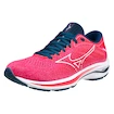 Încălțăminte de alergare pentru femei Mizuno  Wave Rider Wave Rider 25 / Phlox Pink / White / Gibraltor Sea