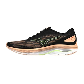 Încălțăminte de alergare pentru femei Mizuno Wave Ultima 15 Black / Mizuno Neo Lime / Apricot Ice