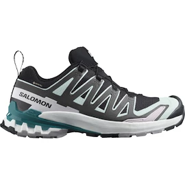 Încălțăminte de alergare pentru femei Salomon XA Pro 3D V9 Gore-Tex Black/Bleached Aqua/Harbor Blue