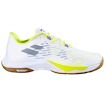 Încălțăminte de sală pentru bărbați Babolat  Shadow Tour 5 Men White/Lime