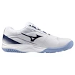 Încălțăminte de sală pentru bărbați Mizuno  Cyclone Speed 5 White/Bellwether Blue