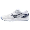 Încălțăminte de sală pentru bărbați Mizuno  Cyclone Speed 5 White/Bellwether Blue