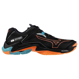 Încălțăminte de sală pentru bărbați Mizuno Wave Lightning Z8 Black/Neon Flame