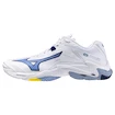 Încălțăminte de sală pentru bărbați Mizuno  Wave Lightning Z8 White/Bellwether Blue