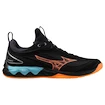 Încălțăminte de sală pentru bărbați Mizuno  Wave LUMINOUS 3 Black/Neon Flame