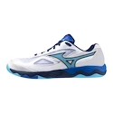 Încălțăminte de sală pentru bărbați Mizuno  Wave Medal 7 White/Mugen Blue/Estate Blue