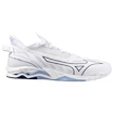 Încălțăminte de sală pentru bărbați Mizuno  Wave MIRAGE 5 White/Bellwether Blue