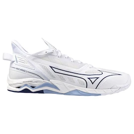 Încălțăminte de sală pentru bărbați Mizuno Wave MIRAGE 5 White/Bellwether Blue