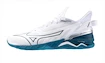 Încălțăminte de sală pentru bărbați Mizuno  WAVE MIRAGE 5 White/Sailor Blue/Silver