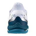 Încălțăminte de sală pentru bărbați Mizuno  WAVE MIRAGE 5 White/Sailor Blue/Silver