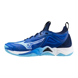 Încălțăminte de sală pentru bărbați Mizuno Wave Momentum 3 Mugen Blue/White/Estate Blue