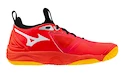 Încălțăminte de sală pentru bărbați Mizuno  WAVE MOMENTUM 3 Radiant Red/White/Carrot Curl