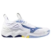 Încălțăminte de sală pentru bărbați Mizuno  Wave MOMENTUM 3 White/Bellwether Blue