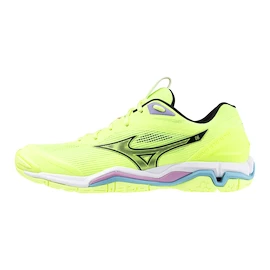 Încălțăminte de sală pentru bărbați Mizuno Wave Stealth 6 Neo Lime/Black/Splish Splash