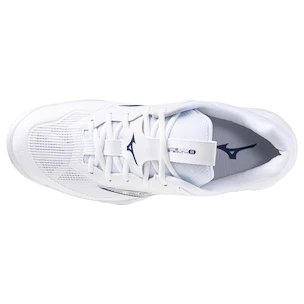 Încălțăminte de sală pentru bărbați Mizuno  Wave STEALTH 6 White/Bellwether Blue