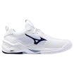 Încălțăminte de sală pentru bărbați Mizuno  Wave STEALTH NEO 2 White/Bellwether Blue