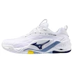 Încălțăminte de sală pentru bărbați Mizuno  Wave STEALTH NEO 2 White/Bellwether Blue