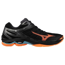 Încălțăminte de sală pentru bărbați Mizuno Wave VOLTAGE 2 Black/Neon Flame