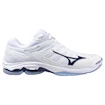 Încălțăminte de sală pentru bărbați Mizuno  Wave VOLTAGE 2 White/Bellwether Blue