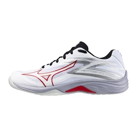 Încălțăminte de sală pentru copii Mizuno Lightning Star Z7 Jr. White/Salsa