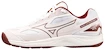 Încălțăminte de sală pentru femei Mizuno  Cyclone Speed 4 White/Cabernet  EUR 38