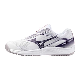 Încălțăminte de sală pentru femei Mizuno Cyclone Speed 5 White/Violet Indigo