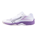 Încălțăminte de sală pentru femei Mizuno  Thunder Blade Z White/Patrician Purple/Quince  EUR 40,5