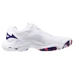 Încălțăminte de sală pentru femei Mizuno  Wave Lightning Z8 W White/Violet Indigo