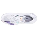 Încălțăminte de sală pentru femei Mizuno  Wave Lightning Z8 W White/Violet Indigo