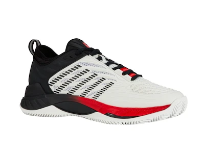 Încălțăminte de tenis pentru bărbați K-Swiss  Hypercourt Supreme 2 HB White/Limo/Red