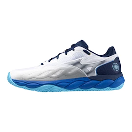 Încălțăminte de tenis pentru bărbați Mizuno Wave Enforce Court AC White/Estate Blue/River Blue