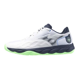 Încălțăminte de tenis pentru bărbați Mizuno Wave Enforce Court AC White/Vintage Indigo