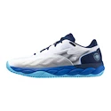 Încălțăminte de tenis pentru bărbați Mizuno Wave Enforce Court CC White/Estate Blue/River Blue