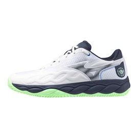 Încălțăminte de tenis pentru bărbați Mizuno Wave Enforce Court CC White/Vintage Indigo