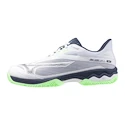 Încălțăminte de tenis pentru bărbați Mizuno Wave Exceed Light 2 M White/Vintage Indigo