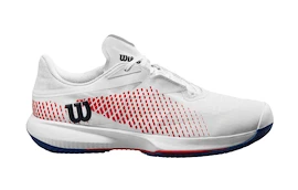 Încălțăminte de tenis pentru bărbați Wilson Kaos Swift 1.5 Clay White/Deja Vu Blue