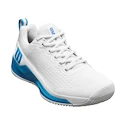 Încălțăminte de tenis pentru bărbați Wilson Rush Pro 4.5 White/Atomic Blue