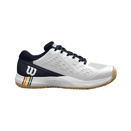 Încălțăminte de tenis pentru bărbați Wilson Rush Pro ACE Clay White/Navy Roland Garros