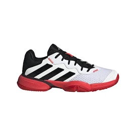 Încălțăminte de tenis pentru copii adidas Barricade K White/Core Black