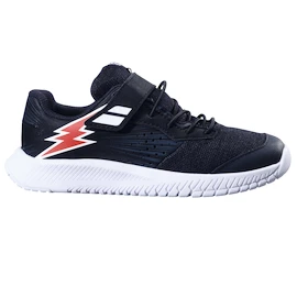 Încălțăminte de tenis pentru copii Babolat Pulsion All Court Kid Black/Fiesta Red