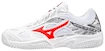 Încălțăminte de tenis pentru copii Mizuno  Breakshot 3 CC White/IgnititonRed  EUR 32,5