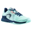 Încălțăminte de tenis pentru femei Head Sprint Team 3.5 Clay Aqua/Dark Blue