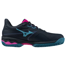 Încălțăminte de tenis pentru femei Mizuno Wave Exceed Light 2 W Padel Midnight Navy/Fuchsia Purple