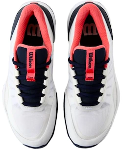 Încălțăminte de tenis pentru femei Wilson Intrigue TOUR Clay White/Navy