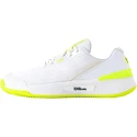 Încălțăminte de tenis pentru femei Wilson  PRO White/Safety Yellow