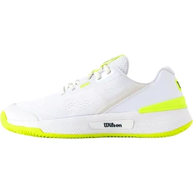 Încălțăminte de tenis pentru femei Wilson PRO White/Safety Yellow